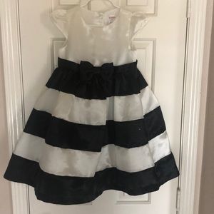 Gymboree black and white fancy dress